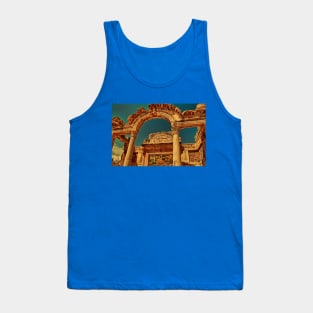 Turkey. Ancient Ephesus. Ruins of Temple of Hadrian. Tank Top